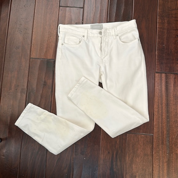 Everlane Denim - Everlane Skinny White Ankle Mid-Rise Jeans
